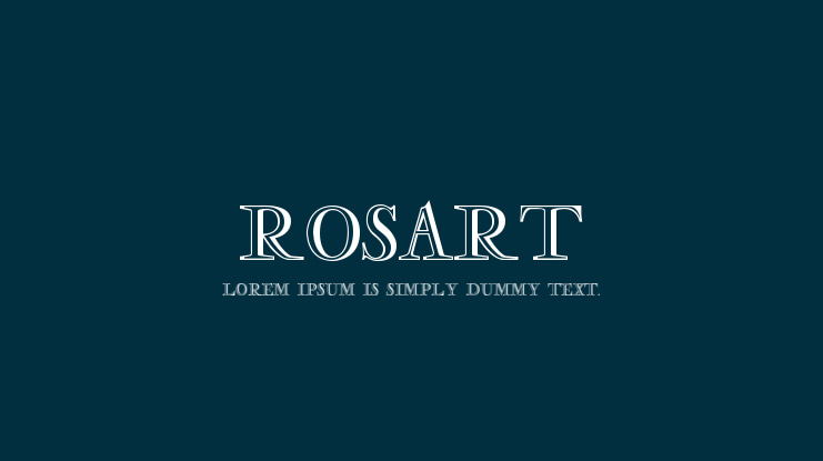 Rosart Font