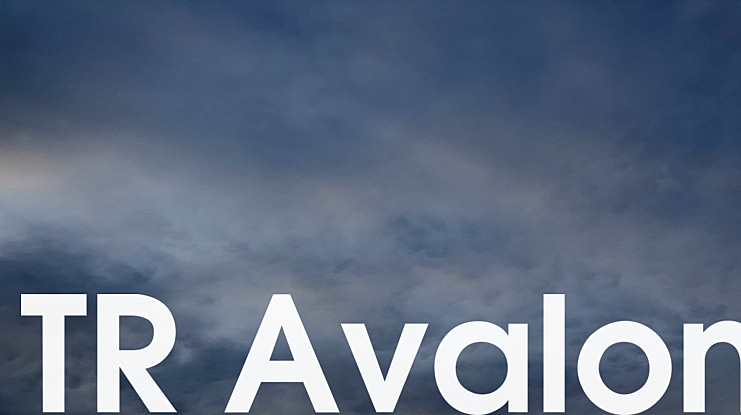 TR Avalon Font