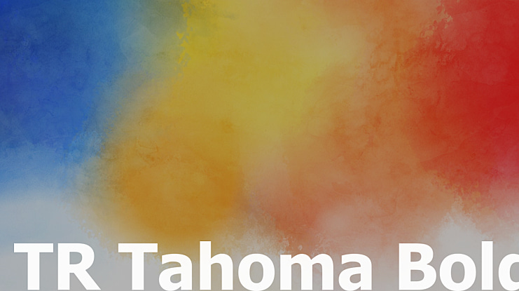 TR Tahoma Font
