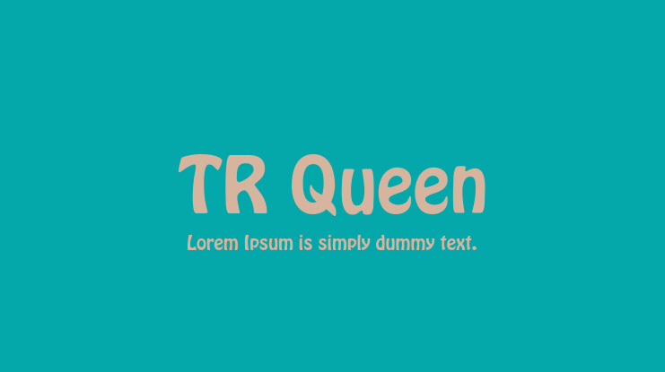 TR Queen Font