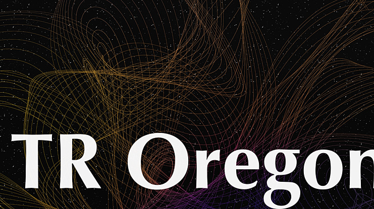 TR Oregon Font