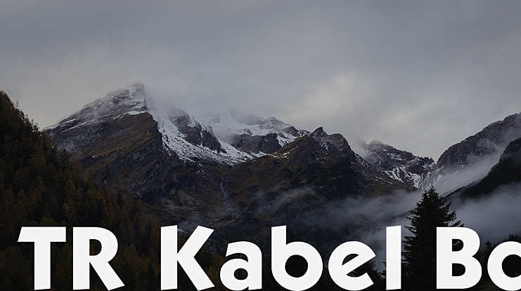 TR Kabel Bd Font