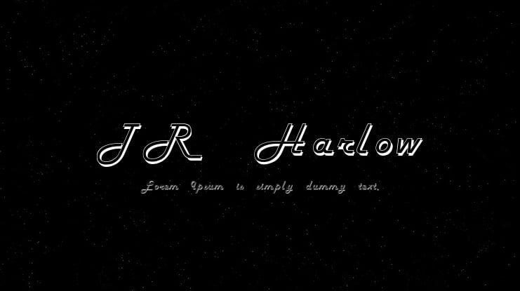 TR Harlow Font