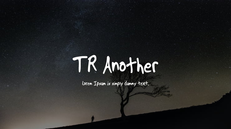 TR Another Font