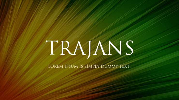 Trajans Font