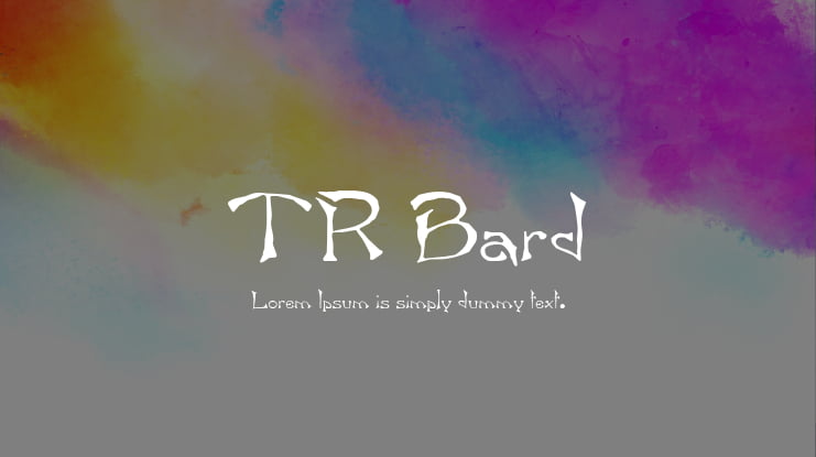 TR Bard Font