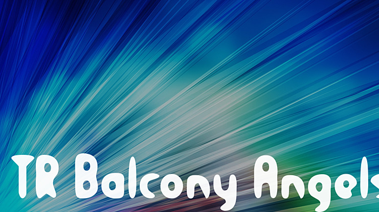 TR Balcony Angels Font