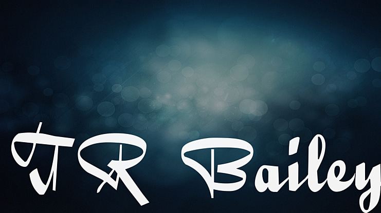 TR Bailey Font