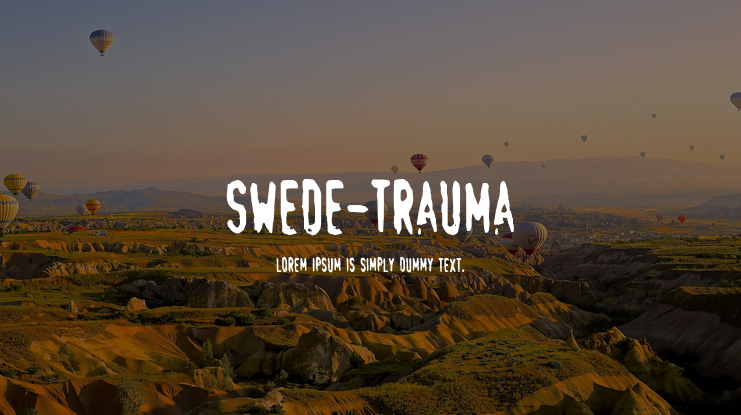 Swede-Trauma Font