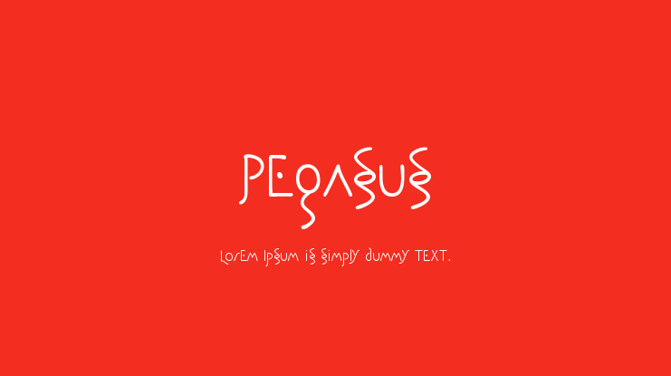 Pegasus Font