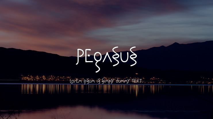 Pegasus Font