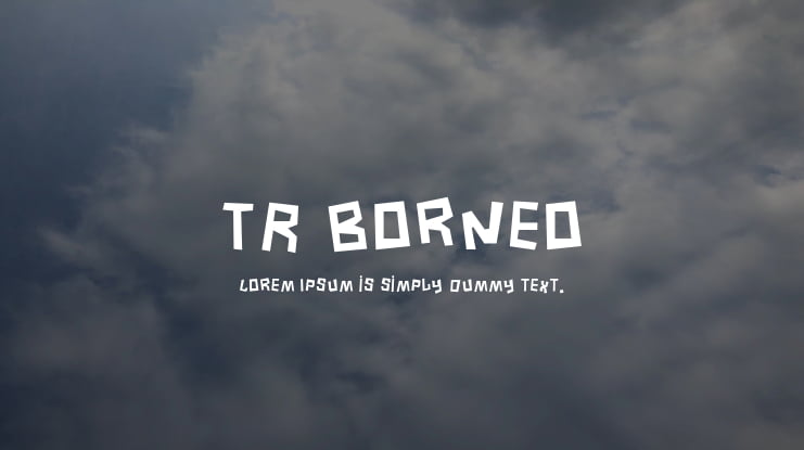 TR Borneo Font