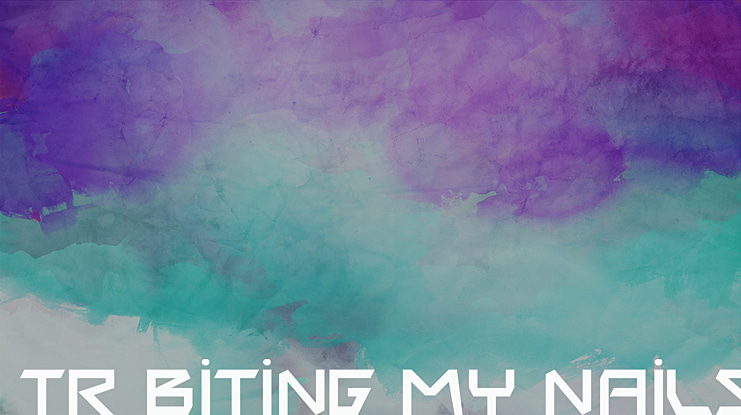 TR Biting My Nails Font
