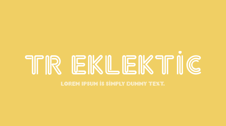 TR Eklektic Font
