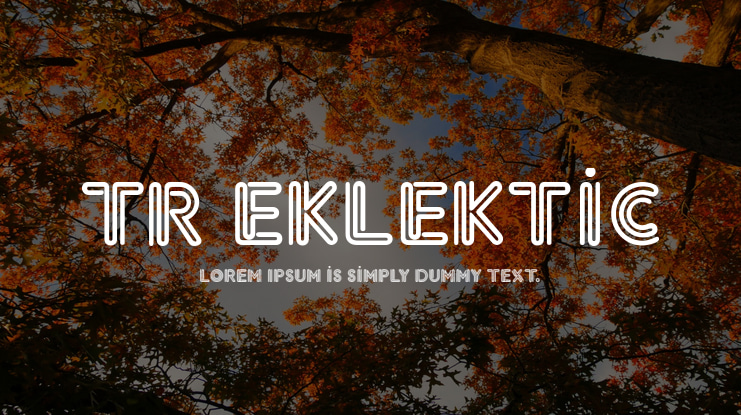 TR Eklektic Font