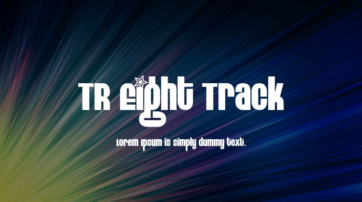 TR Eight Track Font