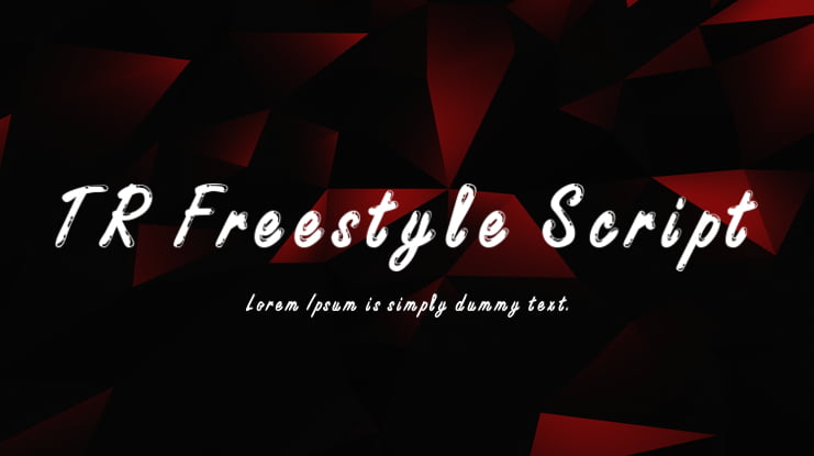 TR Freestyle Script Font