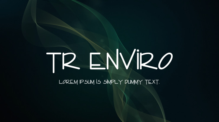 TR Enviro Font