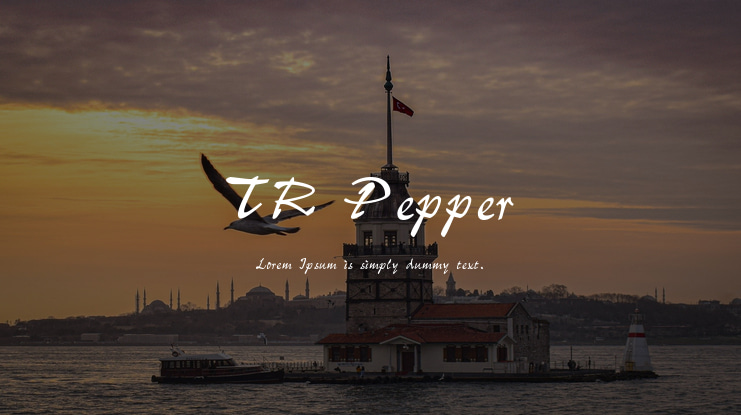 TR Pepper Font