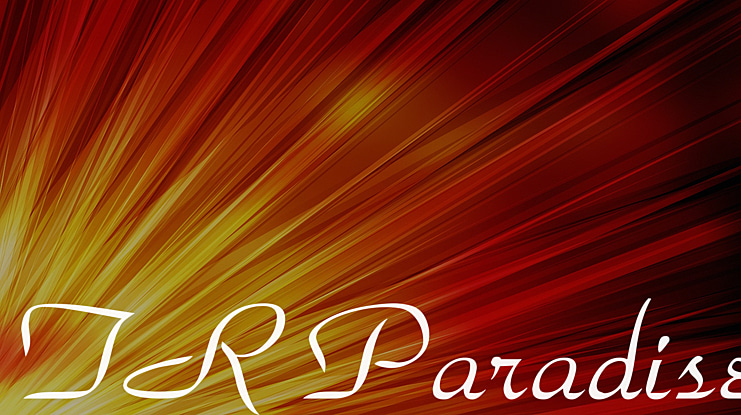 TR Paradise Font