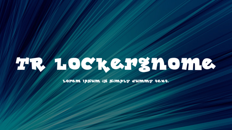 TR Lockergnome Font