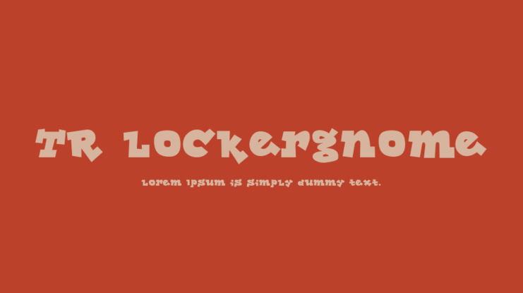 TR Lockergnome Font