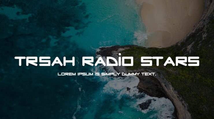 TrSah Radio Stars Font