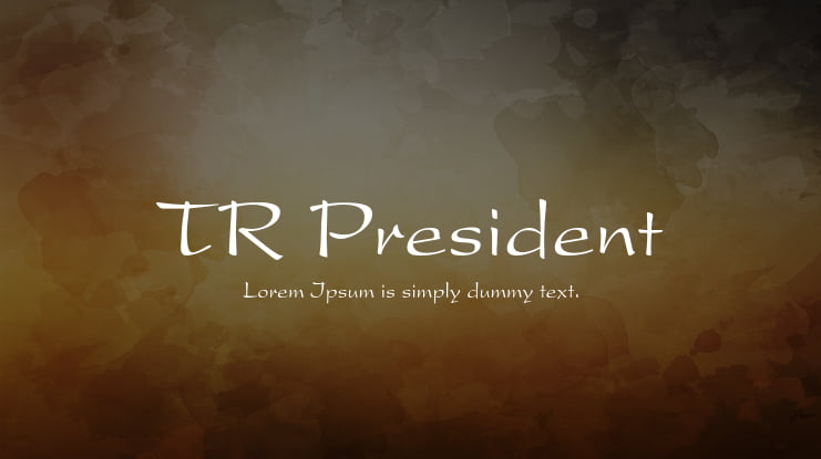 TR President Font