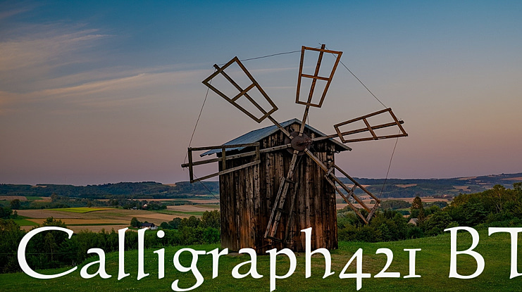 Calligraph421 BT Font