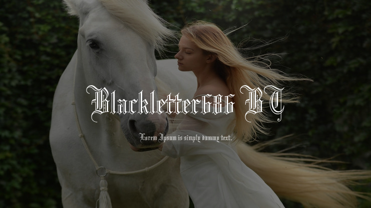Blackletter686 BT Font