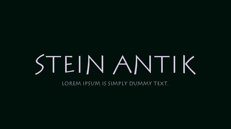 Stein Antik Font Family