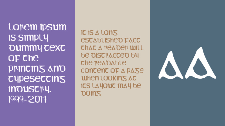YY Uncial Most Irish Molded Font