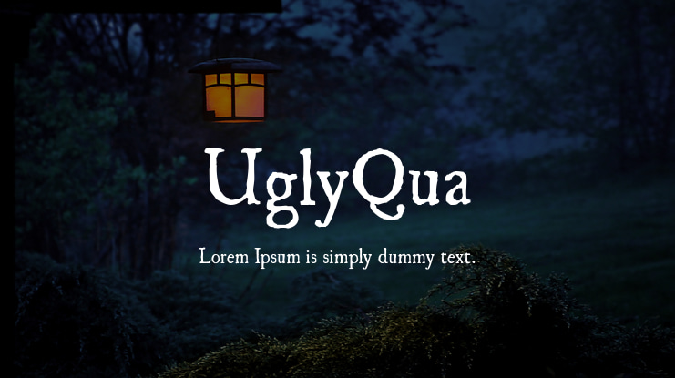 UglyQua Font