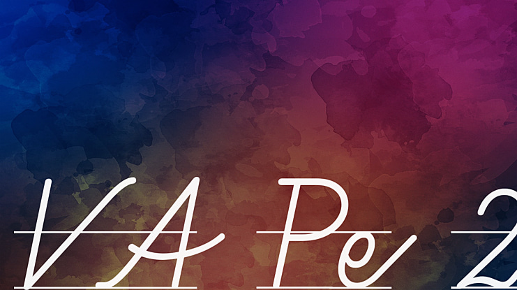 VA Pe 2 Font