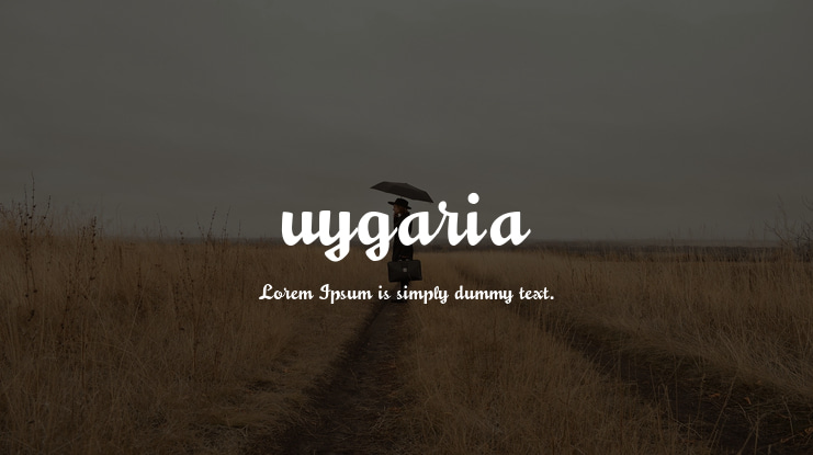 uygaria Font