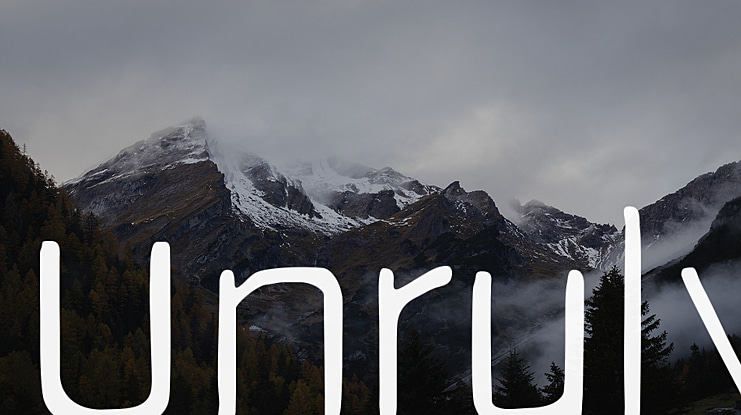 Unruly Font