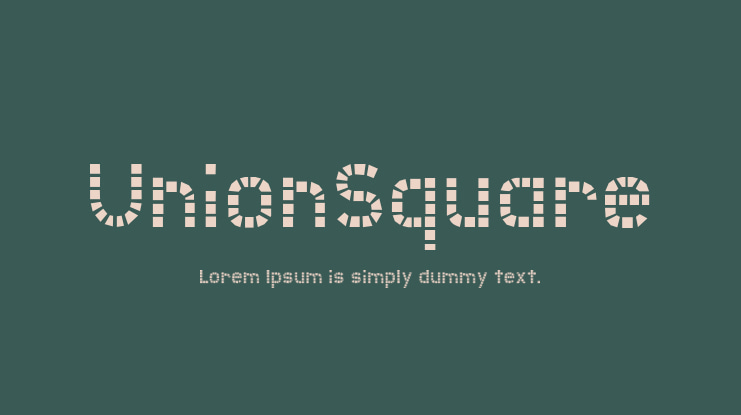 UnionSquare Font