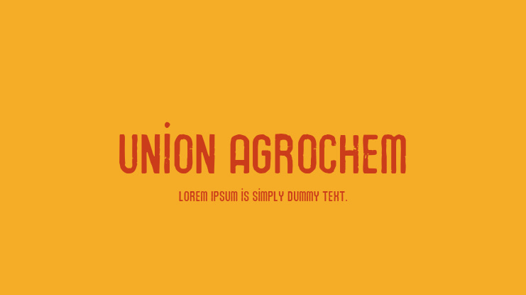 Union Agrochem Font