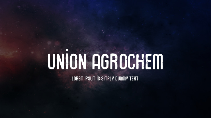 Union Agrochem Font