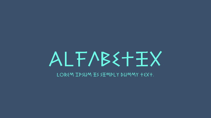 Alfabetix Font
