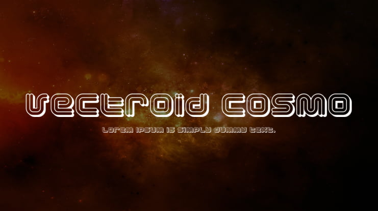 Vectroid Cosmo Font
