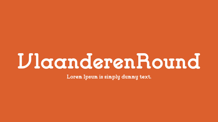 VlaanderenRound Font