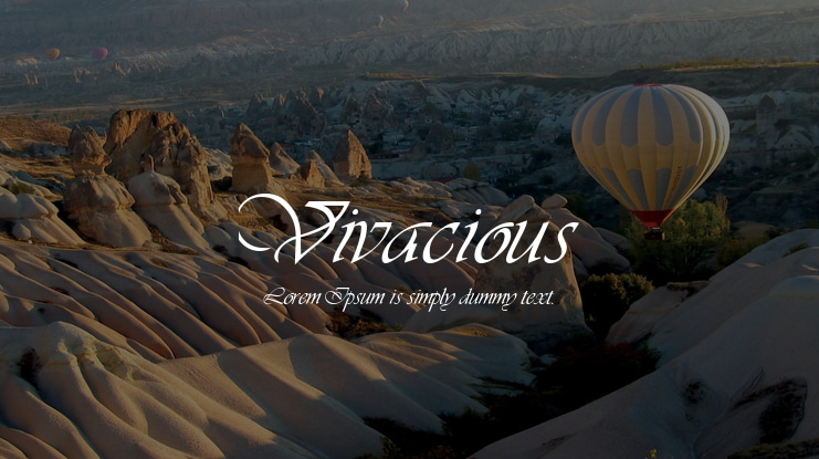 Vivacious Font