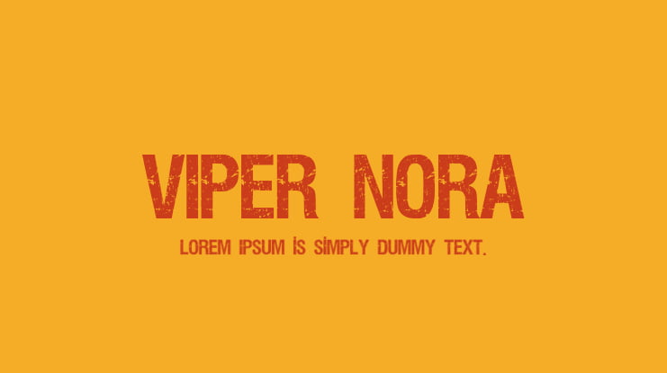VIPER NORA Font