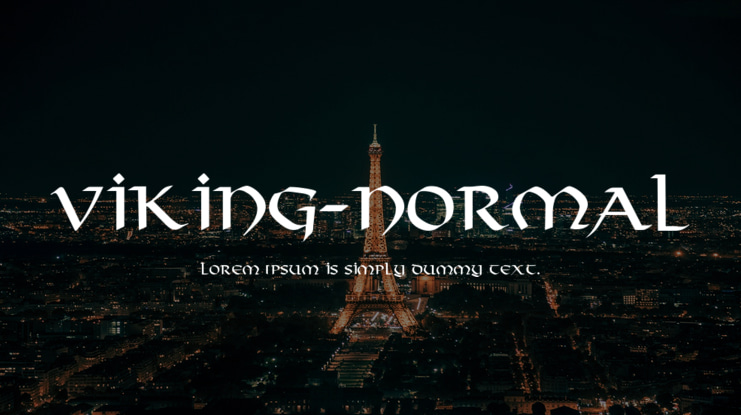 Viking-Normal Font