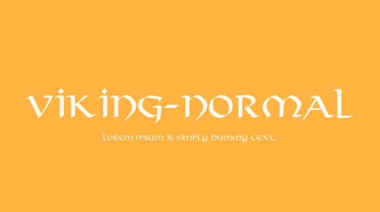 Viking-Normal Font
