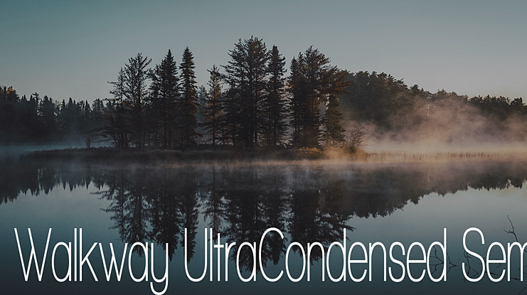 Walkway UltraCondensed Semi Font