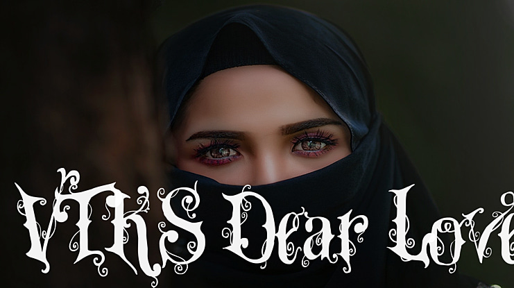 VTKS Dear Love Font