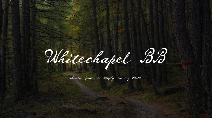 Whitechapel BB Font