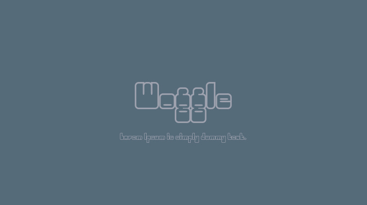 Woggle Font